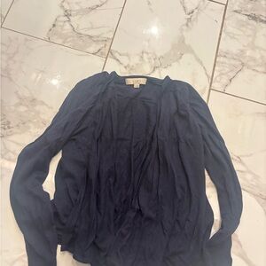 LOFT Deep Blue Long Sleeve Top